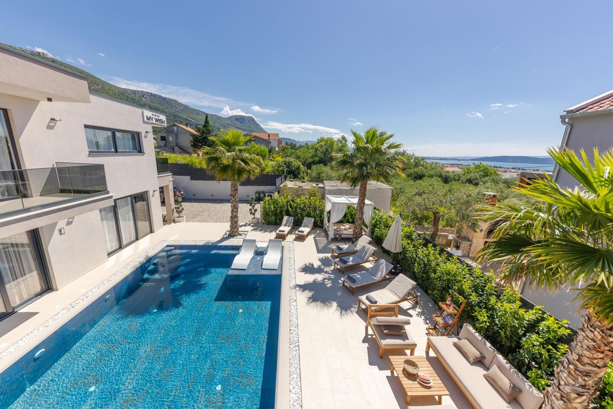 Luxury Villa My Wish With Pool Kaštel Stari Exterior foto